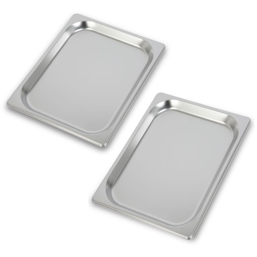 VERTES Bacs GN Gastro Norm, Inox, de 1/1 à 1/2 GN 20mm de profondeur