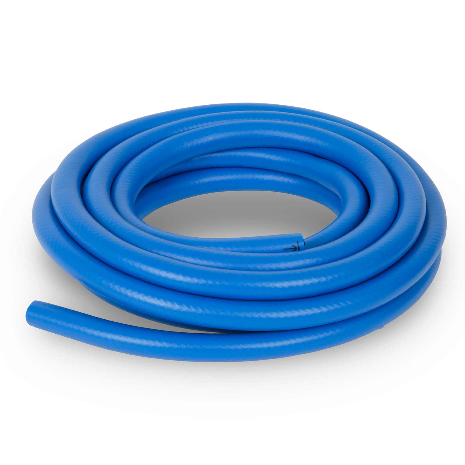 TEN-HIGH Tuyau air comprimé 6,5mm(DI) x 10mm(DE) polyuréthane avec Maille  de Polyester, 1,75mm d'épaisseur,longueur 5m,bleu